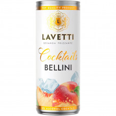 Напиток винный Lavetti Cocktails Bellini белый сладкий 0,25 л