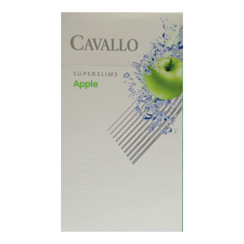 Сигареты Cavallo Superslims Apple (Кавалло Суперслимс Яблоко)