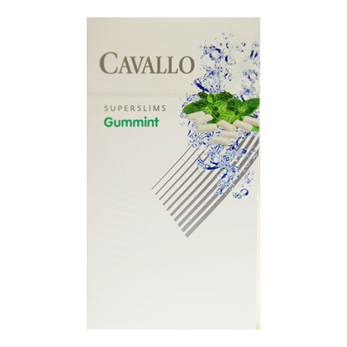 Сигареты Cavallo Superslims Gum Mint (Кавалло Суперслимс Жвачка Мята)