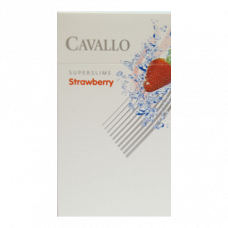 Сигареты Cavallo Superslims Strawberry (Кавалло Суперслимс Клубника)