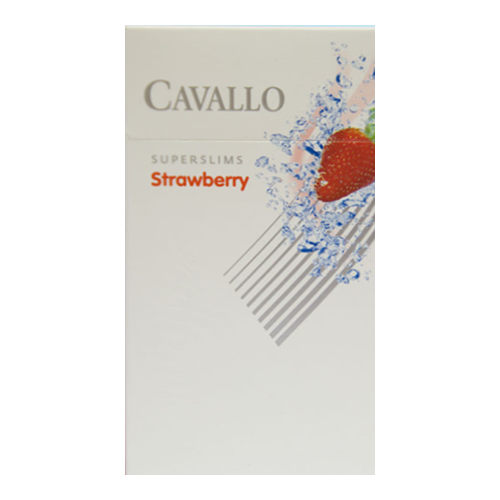 Сигареты Cavallo Superslims Strawberry (Кавалло Суперслимс Клубника)