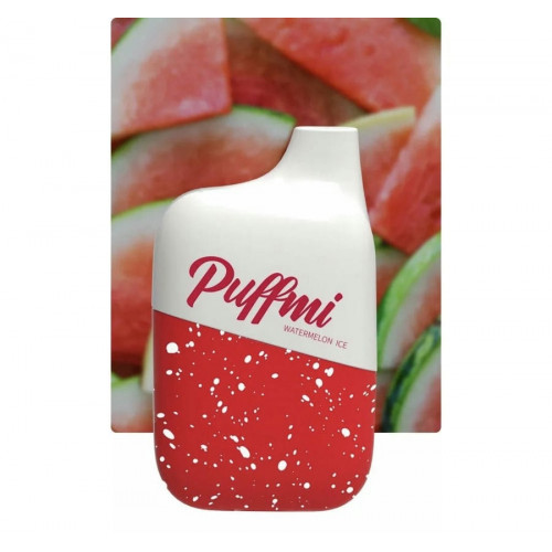 Электронная сигарета Паффми 4500 затяжек Арбуз Лёд (PUFFMI DY4500 Watermelon Ice)