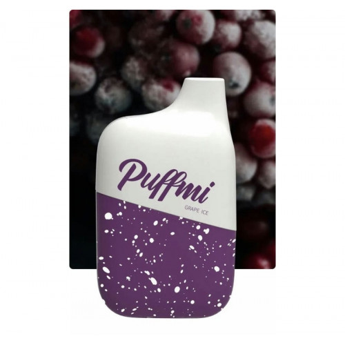 Электронная сигарета Паффми 4500 затяжек Виноград Лёд (PUFFMI DY4500 Grape Ice)