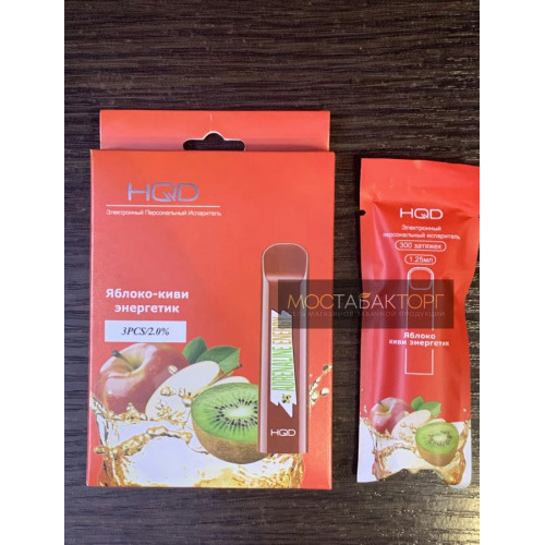 HQD Cuvie Energy Apple Kiwi (HQD Куви Энергетик Яблоко Киви)