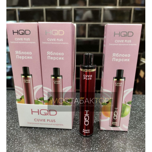 HQD Cuvie Plus Apple Peach (hqd Яблоко Персик)