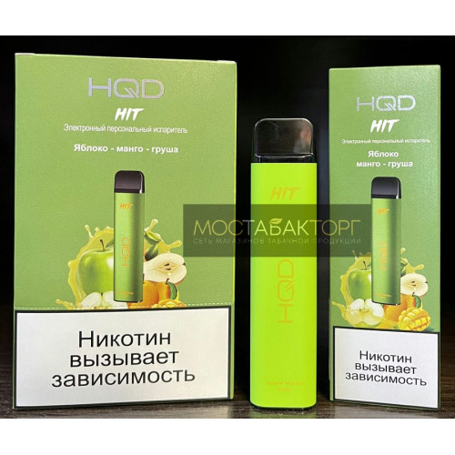 HQD HIT Apple Mango Peach (hqd Хит Яблоко Манго Груша)