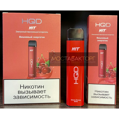 HQD HIT Cherry Energy Drink (hqd Хит Вишнёвый Энергетик)