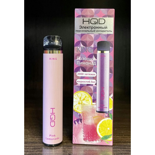 HQD King Pink Lemonade (HQD Кинг Розовый Лимонад)