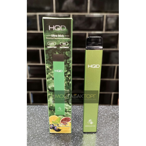 HQD Ultra Stick Grenadine (HQD Ультра Стик Гранатовый Сок Смородина и Лимон)