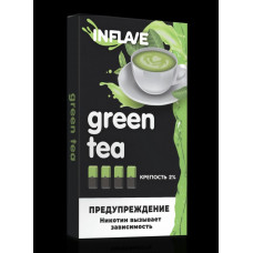 Картриджи Feel the Flavor Green Tea (Inflave Juul Зелёный Чай)