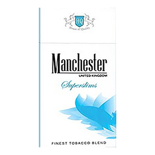 Сигареты Manchester Blue Superslims (Манчестер Блю Суперслимс)