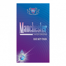 Сигареты Manchester Blue Mist (Манчестер Черника с Ментолом с кнопкой)