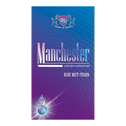 Сигареты Manchester Blue Mist (Манчестер Черника с Ментолом с кнопкой)