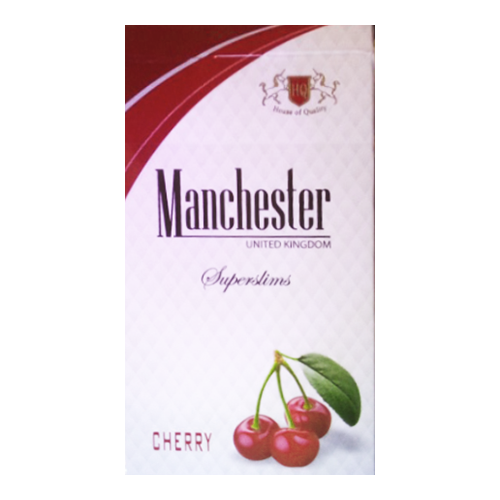 Сигареты Manchester Cherry Superslims (Манчестер Вишня Суперслимс)