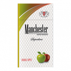 Сигареты Manchester Double Apple Superslims (Манчестер Двойное Яблоко Суперслимс)