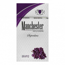 Сигареты Manchester Grapes Superslims (Манчестер Виноград Суперслимс)