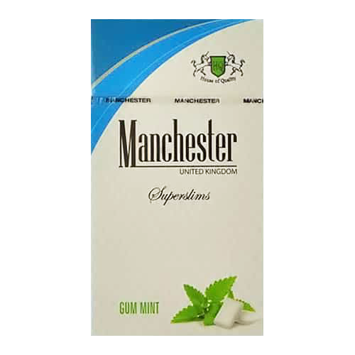 Сигареты Manchester Gummint Superslims (Манчестер Мятная Жвачка Суперслимс)