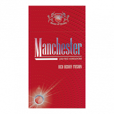 Сигареты Manchester Red Berry (Манчестер Клубника Ментол с кнопкой)