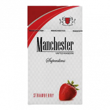 Сигареты Manchester Strawberry Superslims (Манчестер Клубника Суперслимс)