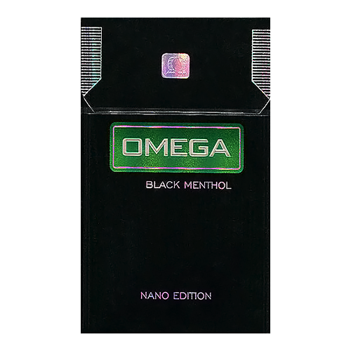 Сигареты Omega Nano Black Menthol (Омега Нано Блэк Ментол)