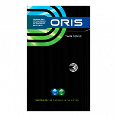 Сигареты Oris Twin Sense&nbsp;Spearmint Menthol King Size (Орис Твин Сенс Мята Кинг Сайз)