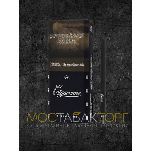 Сигареты Cigaronne Super Slims Black