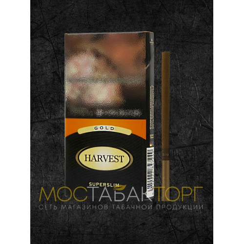 Сигареты Харвест Голд Супер Слим (Harvest Gold Superslim)