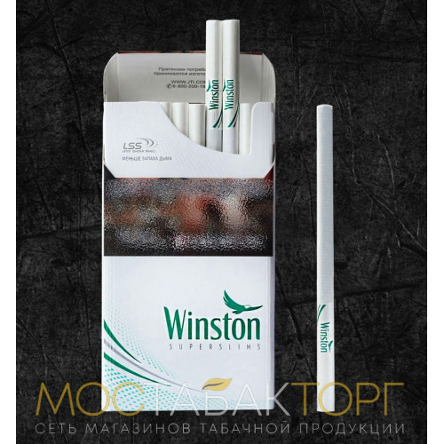 Сигареты Винстон Супер Слим Ментол (Winston Super Slims Fresh Menthol)